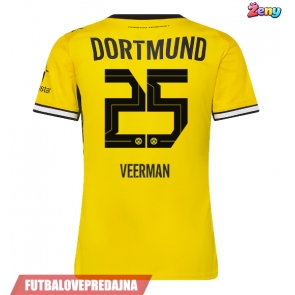 Lacne Ženy Futbalové dres Borussia Dortmund Joey Veerman #25 2026-27 Krátky Rukáv - Domáci